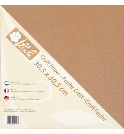 8089/0205 - Atbelle - (20) Kraft paper, 300 grs - Scrap, 300 grams