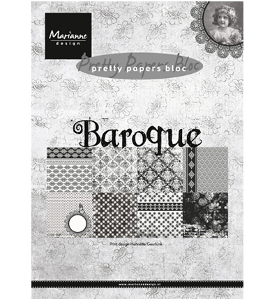 PK9119 - Marianne Design - Baroque - Pretty Papers Blocks