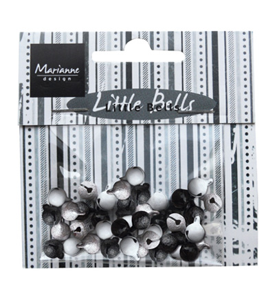 JU0941 - Marianne Design - Black & White - Clochettes
