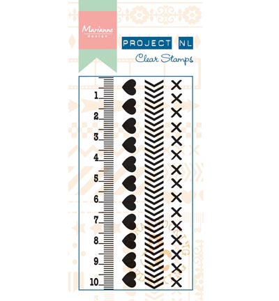 PL1503 - Marianne Design - Hearts - Project NL Border