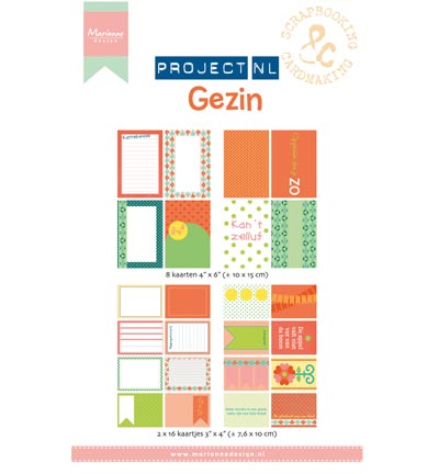 PL2502 - Marianne Design - Famille - Project NL Card Set