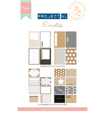 PL2503 - Marianne Design - Emotions - Project NL Card Set