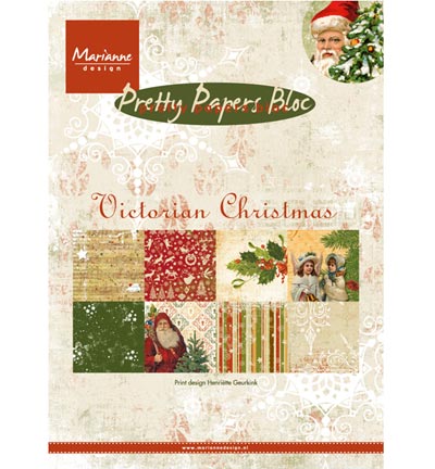 PK9125 - Marianne Design - Victorian Christmas - Pretty Papers Blocks