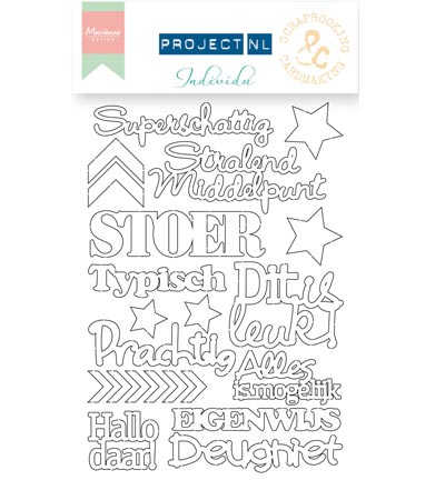 PL3504 - Marianne Design - Chipboard-Individu - Project NL Chipboard