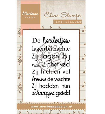 CS0947 - Marianne Design - De herdertjes NL - Textes