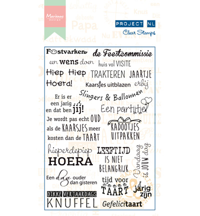 PL1524 - Marianne Design - Verjaardag - Project NL