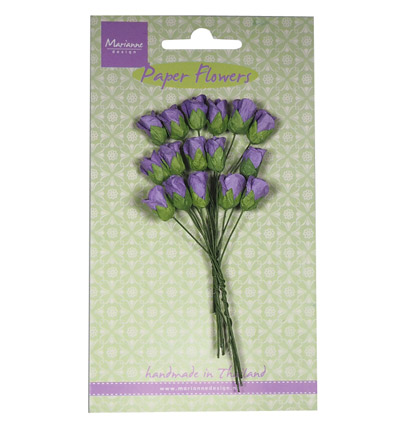 RB2243 - Marianne Design - Roses bud - dark lavender - Paper Flowers