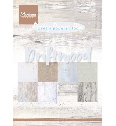 PK9134 - Marianne Design - Driftwood - Pretty Papers Blocks