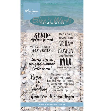 EC0163 - Marianne Design - Eline's mindfulness - Geluk - Eline