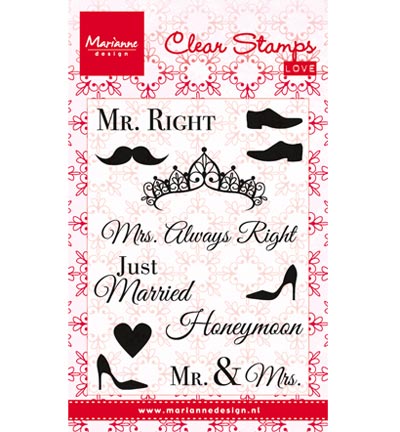 CS0973 - Marianne Design - Mr & Mrs - Textes