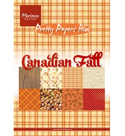PK9138 - Marianne Design - Canadian Fall - Pretty Papers Blocks