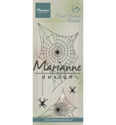TC0841 - Marianne Design - Tiny's border: Spider web - Automne, Halloween