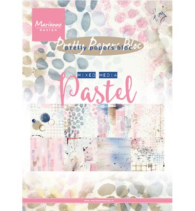PK9141 - Marianne Design - Tiny Mixed Media - Pastels - Pretty Papers Blocks