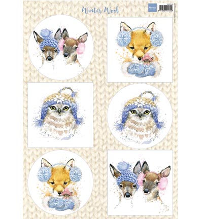 VK9548 - Marianne Design - Winter wool - blue - Général