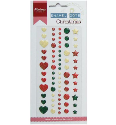 PL4509 - Marianne Design - Enamal dots - Christmas - 