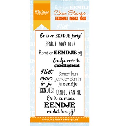 CS0985 - Marianne Design - Eendje voor jou - Texte