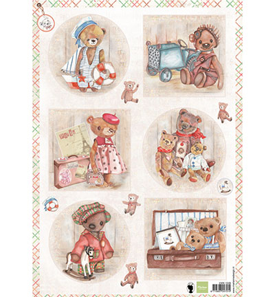 EWK1249 - Marianne Design - Teddy bears 1 - Els(EWK)