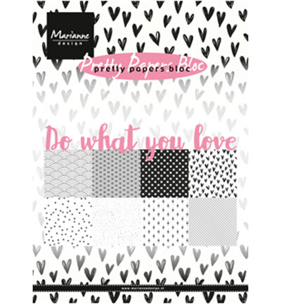 PK9149 - Marianne Design - Do what you love - Pretty Papers Blocks