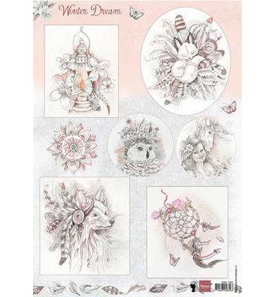 EWK1252 - Marianne Design - Winter dream – pink - Els(EWK)