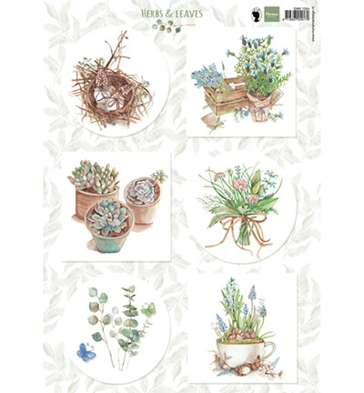 EWK1254 - Marianne Design - Herbs & leaves 1 - Els(EWK)