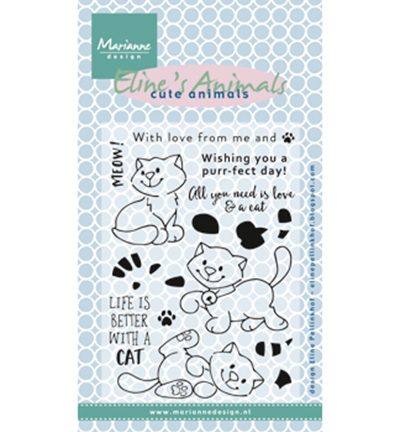 EC0172 - Marianne Design - Eline's kittens - Eline