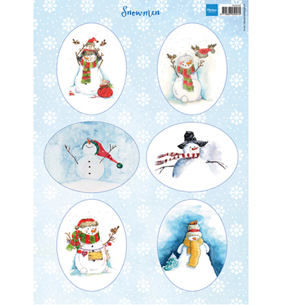 VK9568 - Marianne Design - Snowmen ovals - Général