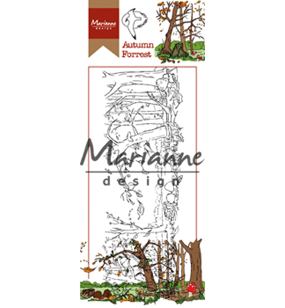 HT1636 - Marianne Design - Hetty's border: Autumn forest - 