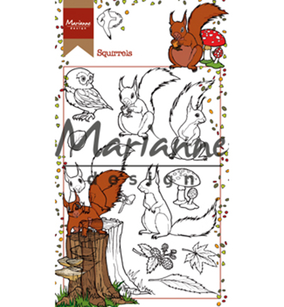 HT1637 - Marianne Design - Hetty's squirrels - Animaux