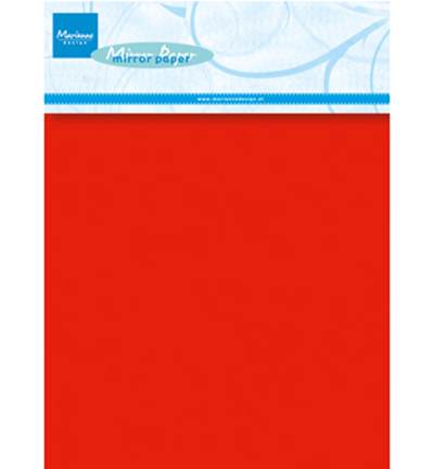 CA3137 - Marianne Design - Red mirror paper - 
