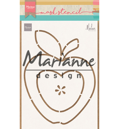 PS8013 - Marianne Design - Craft stencil: Apple by Marleen - Pochoirs