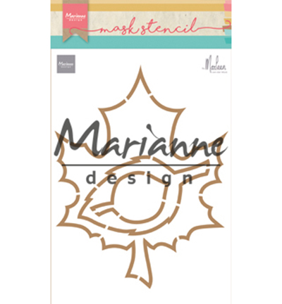 PS8014 - Marianne Design - Craft stencil: Autumn leaves by Marleen - Autumne
