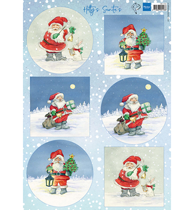 HK1704 - Marianne Design - Hetty's Santas - Hetty