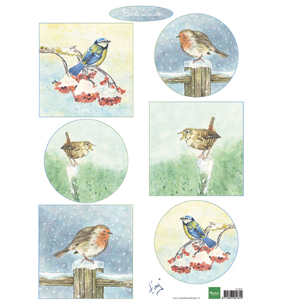IT605 - Marianne Design - Tiny's birds in winter - Tiny