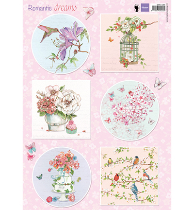 EWK1264 - Marianne Design - Romantic Dreams - Pink - Els(EWK)