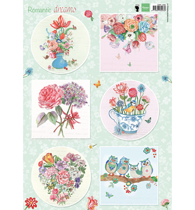 EWK1265 - Marianne Design - Romantic Dreams - Green - Els(EWK)