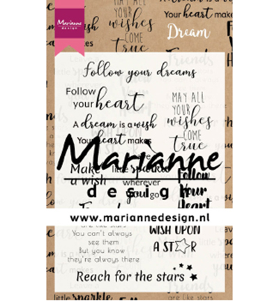 CS1018 - Marianne Design - Dream sentiments UK - Textes
