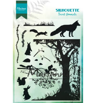 CS1021 - Marianne Design - Silhouette Forest Animals - Animaux