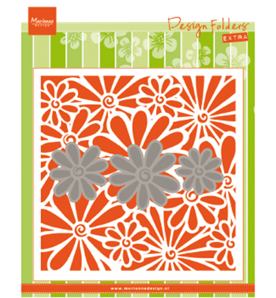 DF3451 - Marianne Design - Daisies - Design Folder + Die