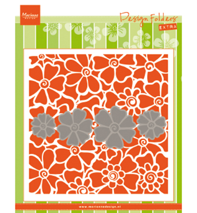 DF3452 - Marianne Design - Poppies - Design Folder + Die
