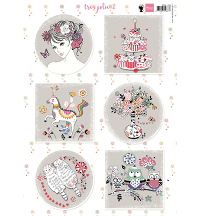 EWK1268 - Marianne Design - Tres Jolie 1 - 