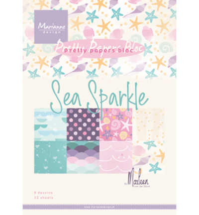 PK9163 - Marianne Design - Sea sparkle by Marleen - Pretty Papers Blocks