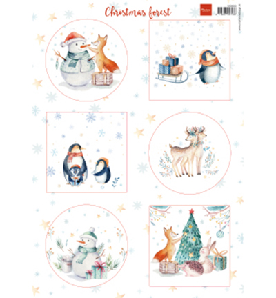 VK9580 - Marianne Design - Christmas Forest - Général VK9580 - Marianne Design - Christmas Forest - Général