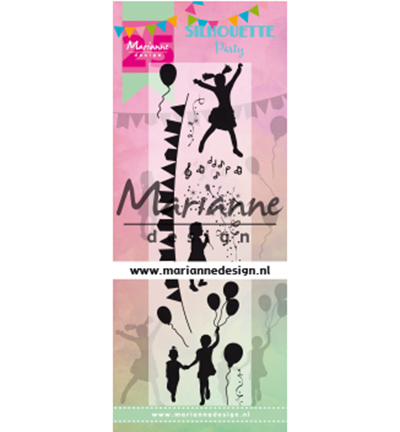 CS1038 - Marianne Design - Silhouette Party  - 25th anniversary - Fête