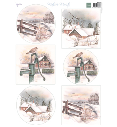 MB0182 - Marianne Design - Mattie's Mooiste Dutch Winter - Mattie