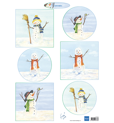 IT613 - Marianne Design - Tiny's Snowmen - Tiny