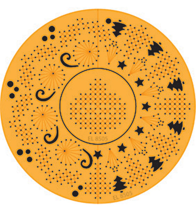 EL8505 - Marianne Design - Eline Embroidery Kerstbal - 