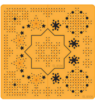 EL8506 - Marianne Design - Eline Embroidery Kerstster - 