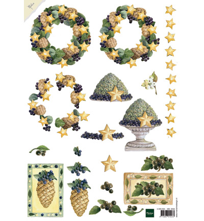 MB0094 - Marianne Design - Couronne de noël - 