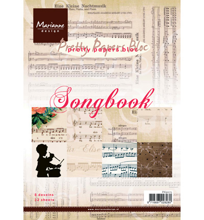 PK9075 - Marianne Design - Songbook - 