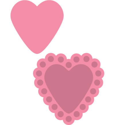 COL1307 - Marianne Design - Candy hearts GB tekst + tampon - 
